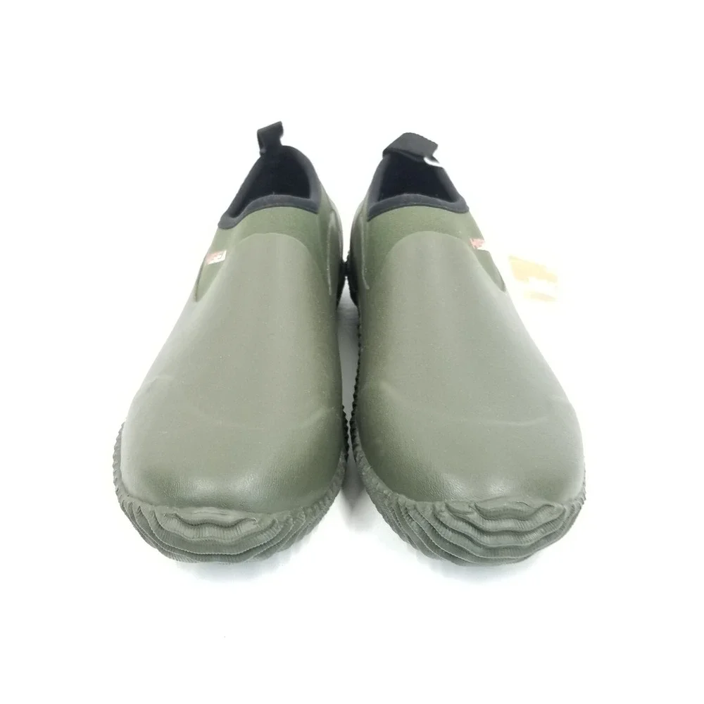 Hisea Shoes Men 8 Green Waterproof Rubber Garden Boating Slip On Dock‎